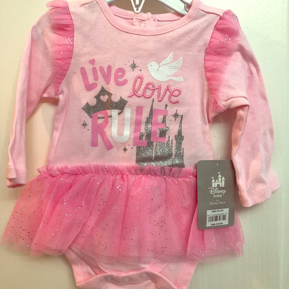 Disney Baby Onesie w/Tutu